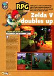 Scan of the preview of The Legend Of Zelda: Ocarina Of Time published in the magazine N64 03, page 13