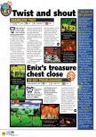 Scan of the preview of Chameleon Twist published in the magazine N64 04, page 1