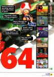 Scan of the review of Mario Kart 64 published in the magazine N64 04, page 2