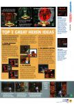 Scan of the review of Hexen published in the magazine N64 05, page 2