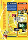 Scan of the review of Mischief Makers published in the magazine N64 05, page 3