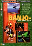 Scan of the preview of Banjo-Kazooie published in the magazine N64 05, page 2