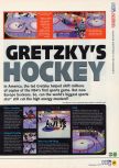 Scan of the review of Wayne Gretzky's 3D Hockey published in the magazine N64 06, page 2