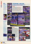 Scan of the review of Wayne Gretzky's 3D Hockey published in the magazine N64 06, page 3