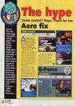 Scan of the preview of Aero Gauge published in the magazine N64 07, page 1