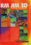 Scan de la preview de Earthworm Jim 3D paru dans le magazine N64 08, page 2