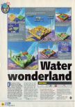 Scan of the preview of Wetrix published in the magazine N64 08, page 12