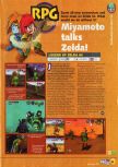 Scan of the preview of The Legend Of Zelda: Ocarina Of Time published in the magazine N64 08, page 9