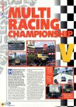 Scan of the review of Multi Racing Championship published in the magazine N64 08, page 1