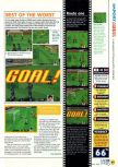 Scan of the review of J-League Dynamite Soccer 64 published in the magazine N64 08, page 2