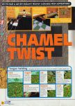 Scan de la preview de Chameleon Twist paru dans le magazine N64 09, page 1