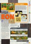 Scan of the preview of Chameleon Twist published in the magazine N64 09, page 2