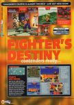 Scan of the preview of Fighters Destiny published in the magazine N64 09, page 6