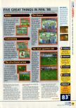 Scan of the review of FIFA 98: Road to the World Cup published in the magazine N64 10, page 2