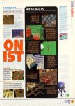 Scan of the review of Chameleon Twist published in the magazine N64 10, page 2