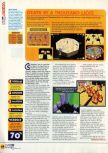 Scan of the review of Chameleon Twist published in the magazine N64 10, page 3