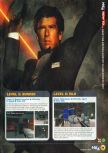 Scan of the walkthrough of Goldeneye 007 published in the magazine N64 10, page 2