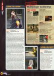 Scan of the walkthrough of Goldeneye 007 published in the magazine N64 10, page 5
