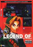 Scan of the preview of The Legend Of Zelda: Ocarina Of Time published in the magazine N64 11, page 1