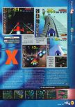 Scan of the preview of F-Zero X published in the magazine N64 11, page 15