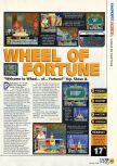 Scan of the review of Wheel of Fortune published in the magazine N64 11, page 1