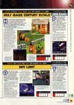 Scan of the preview of Aero Gauge published in the magazine N64 11, page 1