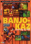 Scan of the preview of Banjo-Kazooie published in the magazine N64 11, page 1