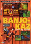 Scan of the preview of Banjo-Kazooie published in the magazine N64 11, page 5