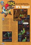 Scan of the preview of The Legend Of Zelda: Ocarina Of Time published in the magazine N64 12, page 11