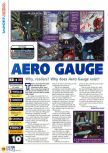 Scan of the review of Aero Gauge published in the magazine N64 12, page 1