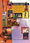 Scan of the review of Mystical Ninja Starring Goemon published in the magazine N64 14, page 5