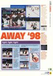 Scan of the review of NHL Breakaway 98 published in the magazine N64 14, page 2