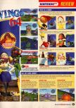 Scan of the review of Pilotwings 64 published in the magazine Nintendo Official Magazine 54, page 2