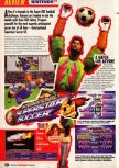 Scan of the review of International Superstar Soccer 64 published in the magazine Nintendo Official Magazine 56, page 1