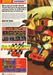 Scan of the review of Mario Kart 64 published in the magazine Nintendo Official Magazine 58, page 1