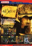 Scan of the walkthrough of Hexen published in the magazine Nintendo Official Magazine 61, page 1