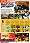 Scan of the review of Chameleon Twist published in the magazine Nintendo Official Magazine 63, page 1