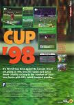 Scan of the review of World Cup 98 published in the magazine N64 16, page 2