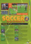 Scan of the review of International Superstar Soccer 98 published in the magazine N64 18, page 3