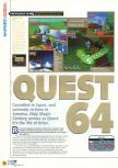 Scan du test de Holy Magic Century paru dans le magazine N64 18, page 1