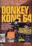 Scan of the review of Donkey Kong 64 published in the magazine X64 24, page 1