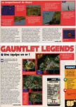 Scan du test de Gauntlet Legends paru dans le magazine X64 24, page 1
