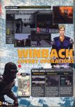 Scan du test de Operation WinBack paru dans le magazine X64 24, page 1