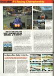 Scan of the preview of F1 Racing Championship published in the magazine Game On 09, page 3