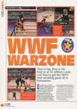 Scan of the review of WWF War Zone published in the magazine N64 19, page 1