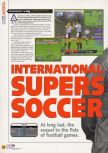 Scan du test de International Superstar Soccer 64 paru dans le magazine N64 20, page 1