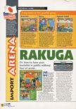 Scan of the review of Rakuga Kids published in the magazine N64 20, page 1