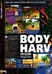 Scan of the preview of Body Harvest published in the magazine N64 21, page 1