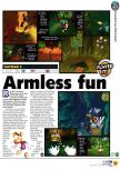 Scan of the preview of Rayman 2: The Great Escape published in the magazine N64 21, page 13