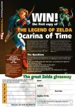 Scan of the preview of The Legend Of Zelda: Ocarina Of Time published in the magazine N64 21, page 3